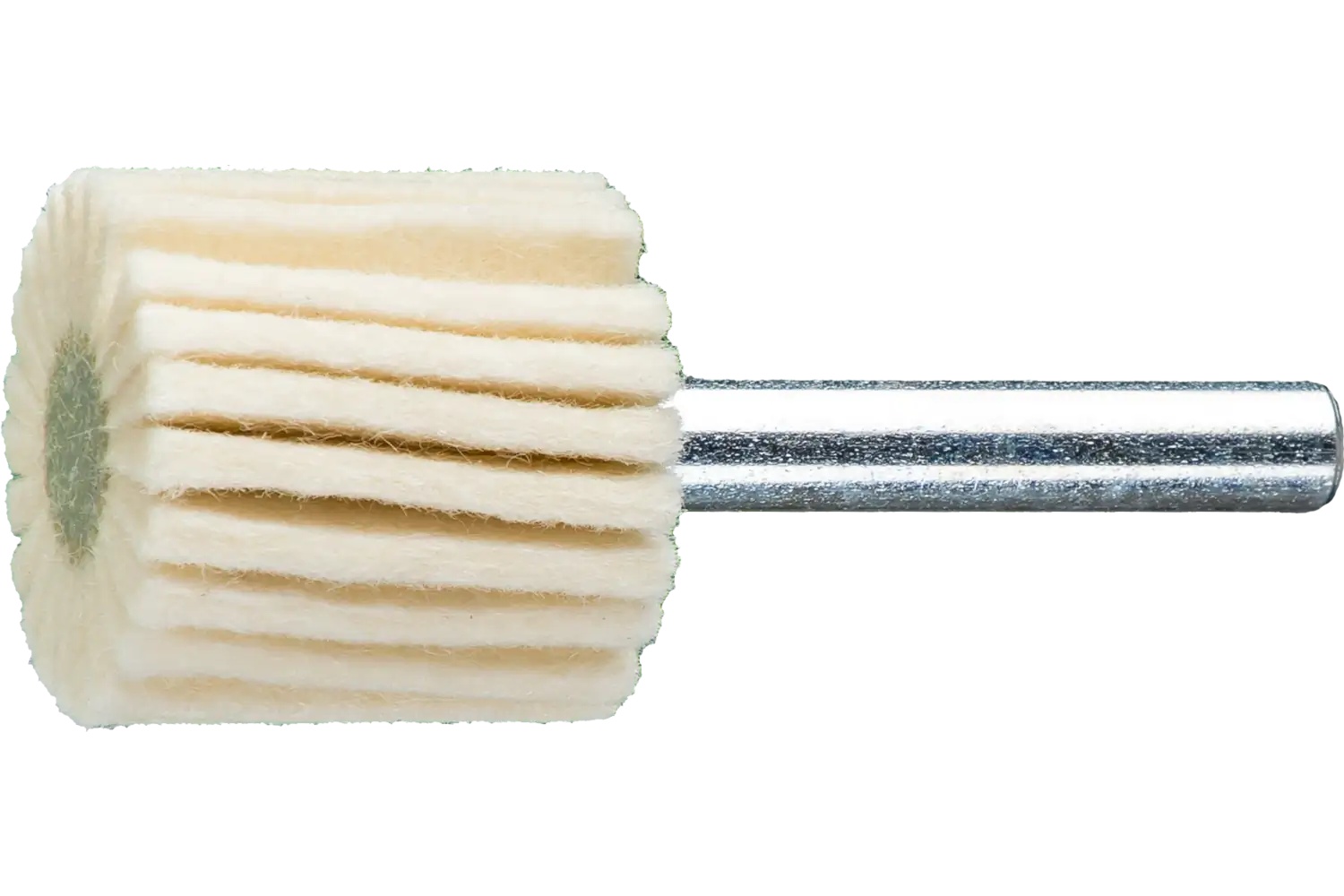 Picture of Pferd Mounted Felt Flap Wheel, 1" X 1, Hard Grade, 1/4" Shank